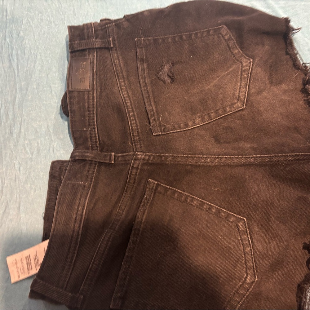 Hollister Women's Black Jean Shorts
